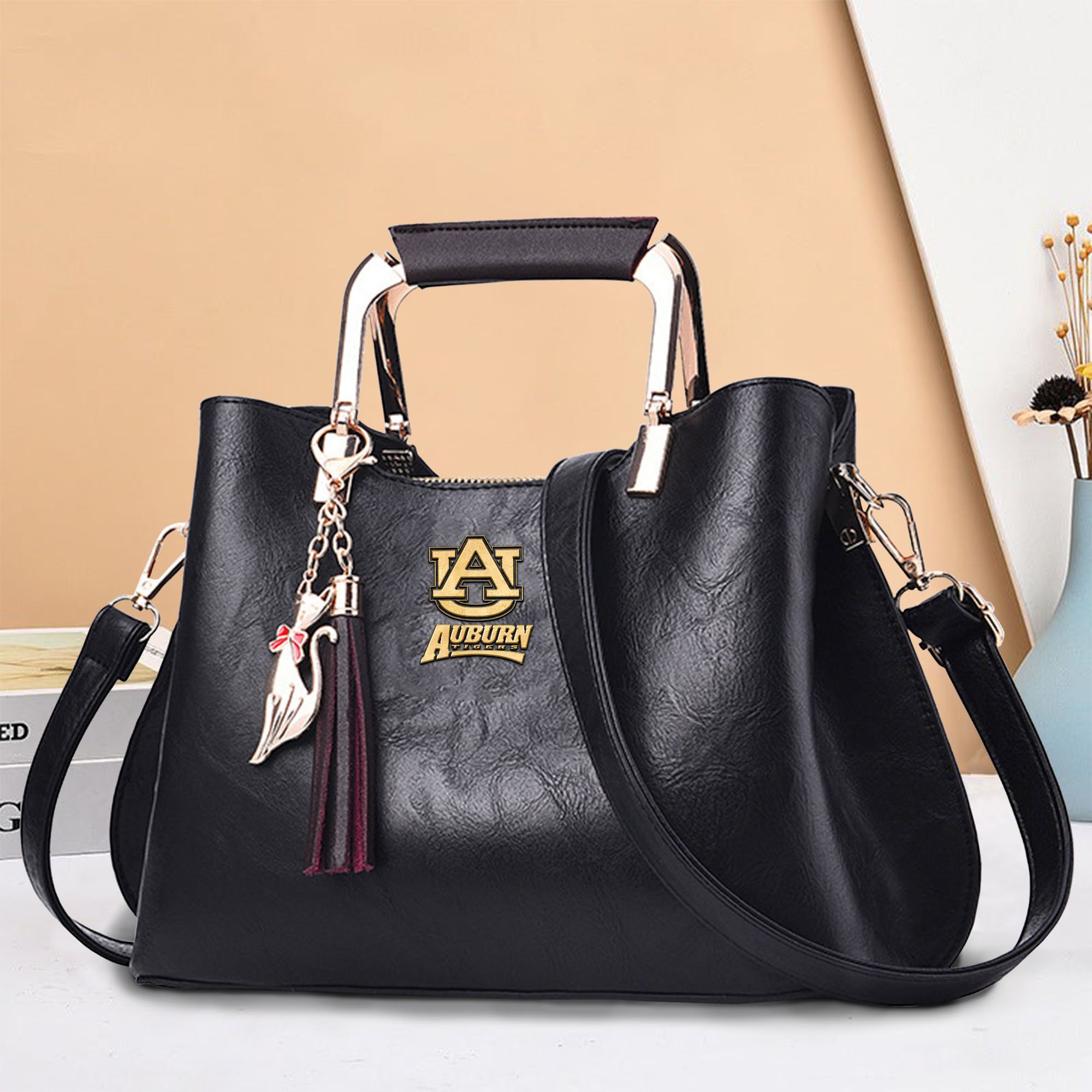 Auburn Tigers Deluxe Handbag For Women, Sport Deluxe Handbag, Sport Gifts EHIVM-59893